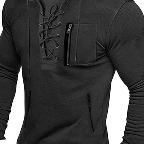 Lace up drawstring hoodie shop