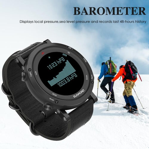 Watches with altimeter discount barometer compass thermometer gps
