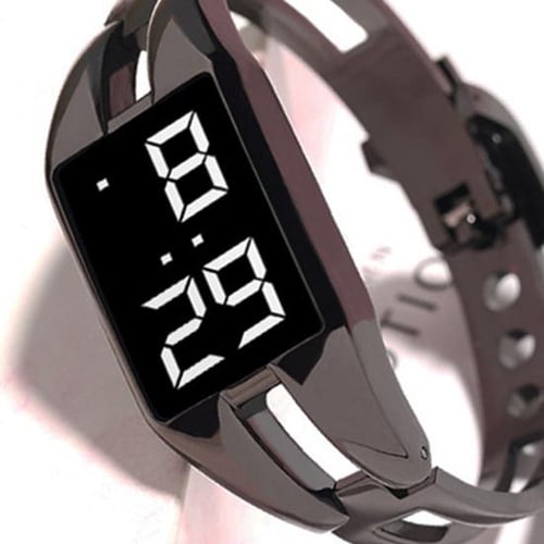Women's digital online bangle watch