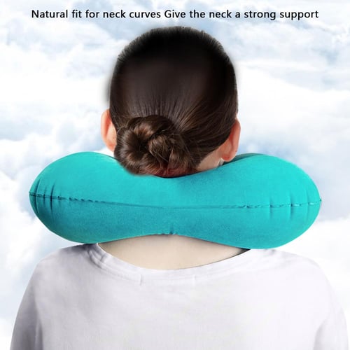 Inflatable u on sale shaped neck pillow