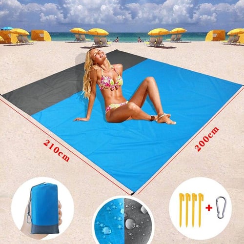 Waterproof folding store beach blanket