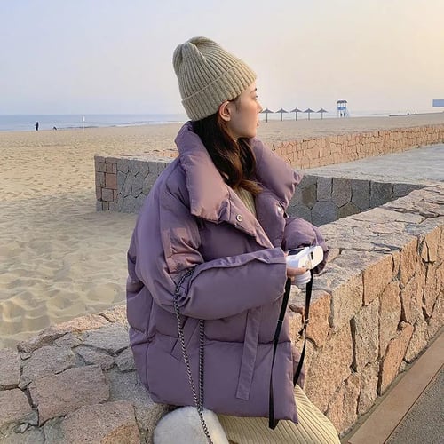 Long padded jacket korean style shop