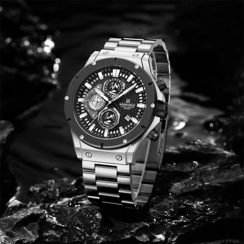 Naviforce watch stainless steel store