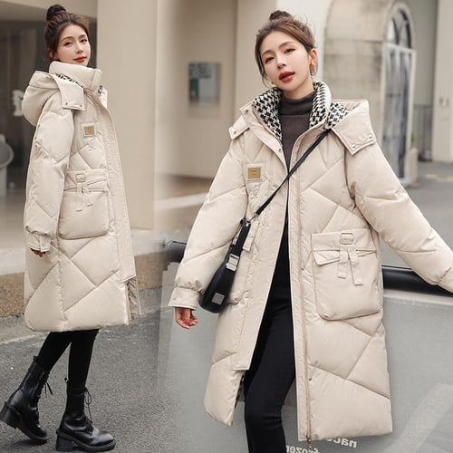 Long thick warm coat shop
