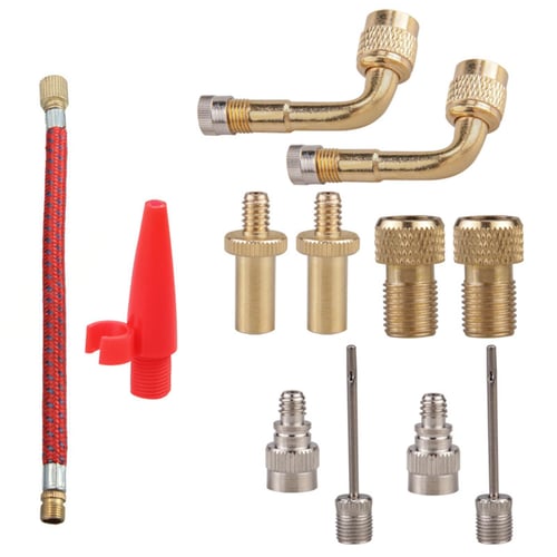 Bicycle pump deals connector
