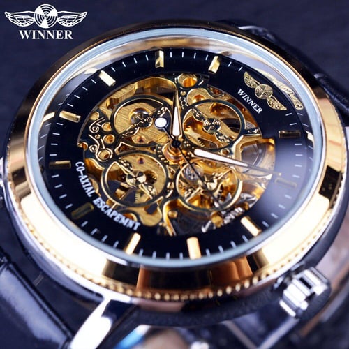 Transparent discount back watches