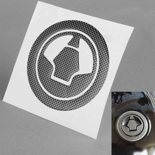 Motorcycle Oil Gas Fuel Tank Cap Cover Pad Decals Sticker