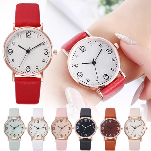 Multi color belt watch on sale