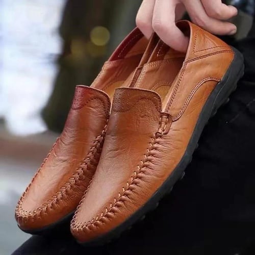 Soft leather shoes mens sales