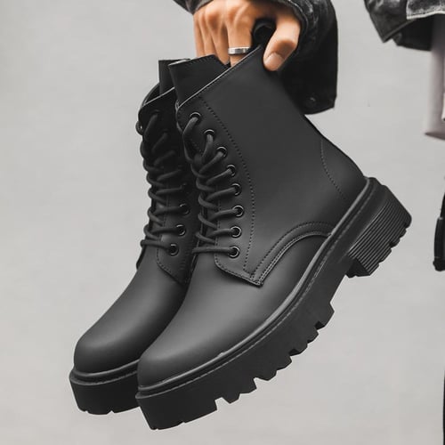 Vintage round head martin boots new arrivals