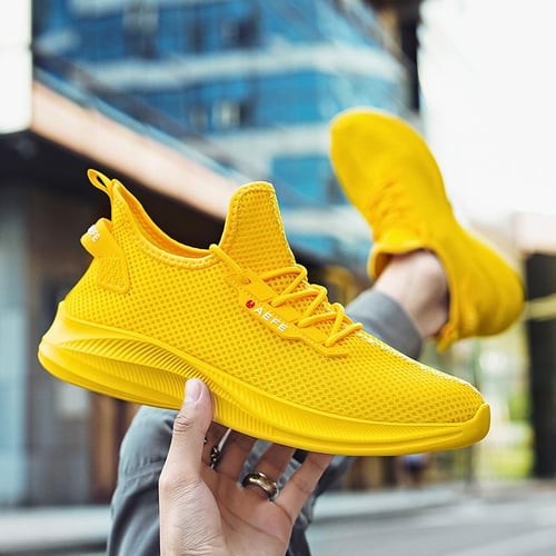 Sports mesh breathable running shoes clearance