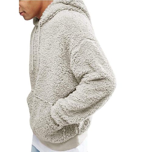 Fluffy hooded jumper new arrivals