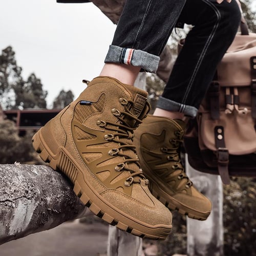 Mens waterproof desert boots 2025