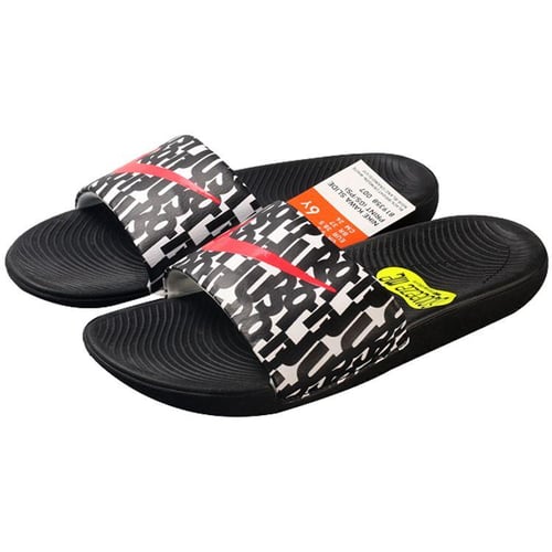 Nike kawa print slide sandals discount