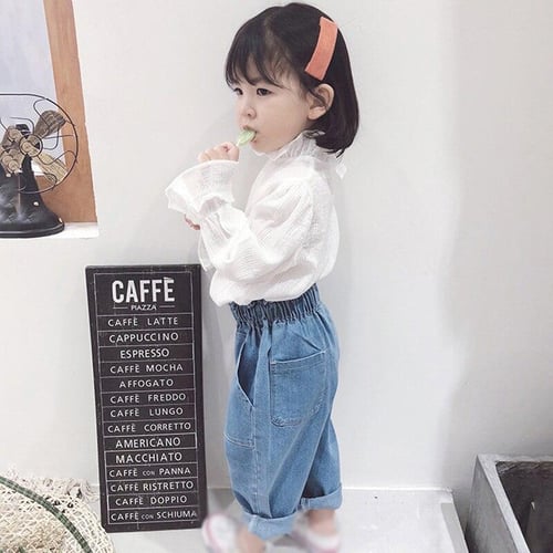 Wide leg pants for baby girl best sale