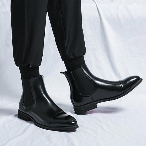 Red bottom chelsea boots mens store