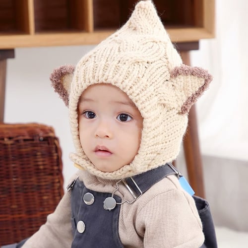 Baby boy hat with ears cheap