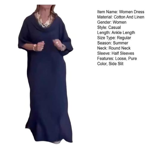 Summer maxi dress with split best sale