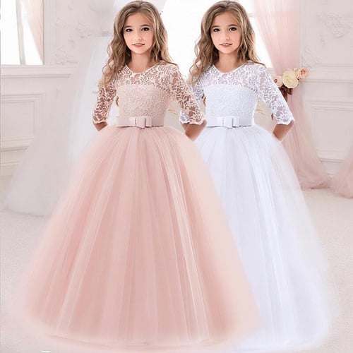 White gown for children 2025