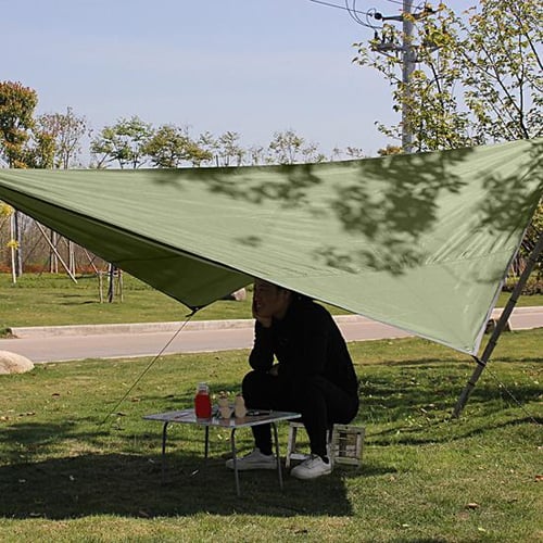 Sun blocking tent top