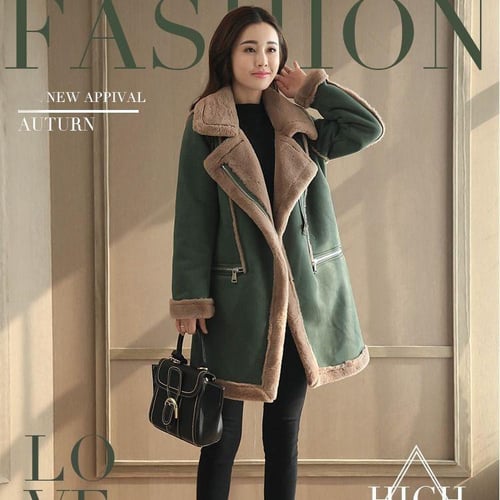 Fur lined trench coat womens cheap