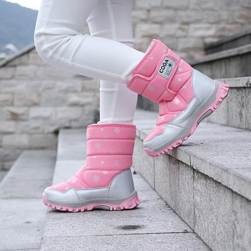 Warm childrens boots top