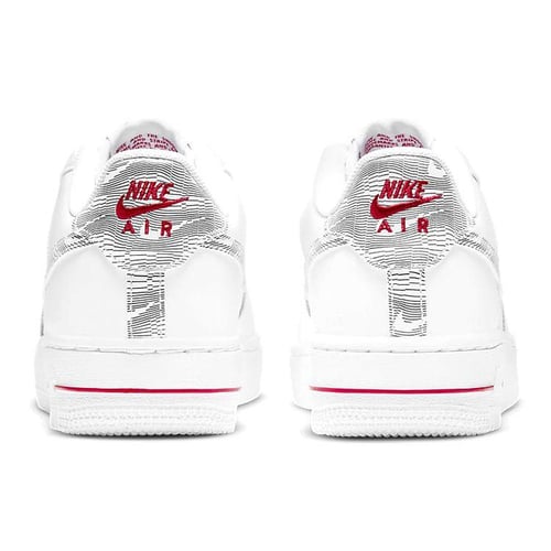 Kids' 'air force 1 high white/university red/black top