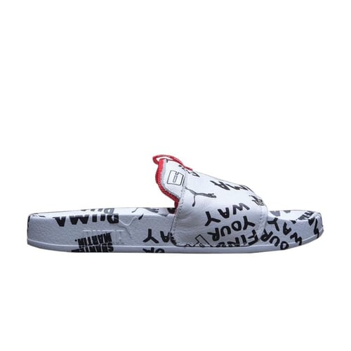 Puma Shantell Martin x Leadcat Graphic Slide Unisex Sandals White Puma White Puma Black 366803 01 buy Puma Shantell Martin x Leadcat Graphic Slide