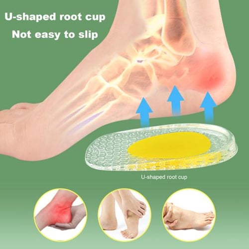 U shaped heel pads top