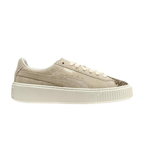 Tan puma sales suede platform