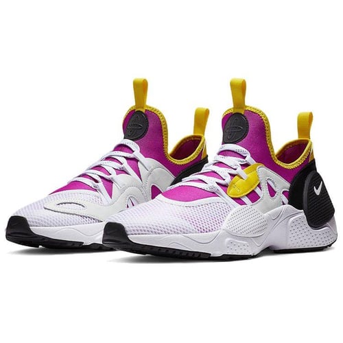 Yellow and purple huaraches best sale
