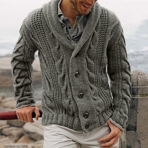 Mens winter sweater jacket hotsell
