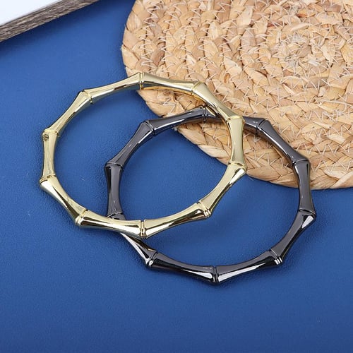1Pcs Bamboo Joint Bag Handle Frame Replacement Metal Strap Handbag
