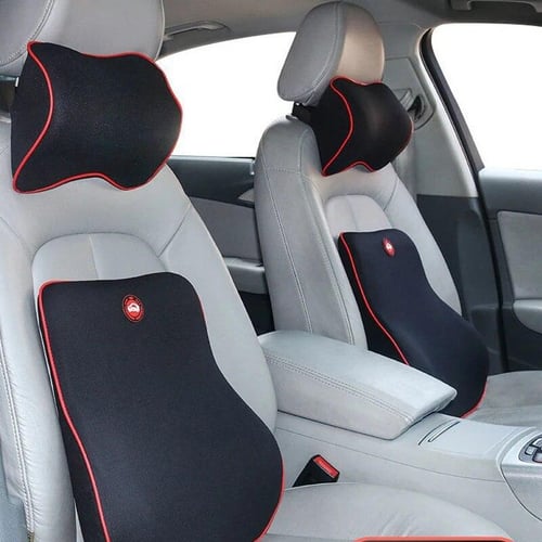 Breathable Car Headrest Neck Pillow Auto Car Seat Pillow Memory