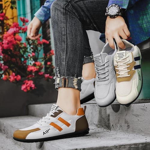 Mens breathable sport casual sneakers shoes store