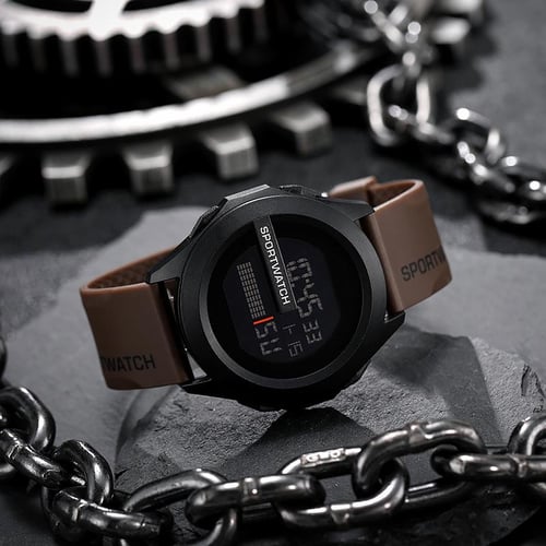 Trendy Unisex For Men 50 meter Waterproof Sports Male Electronic