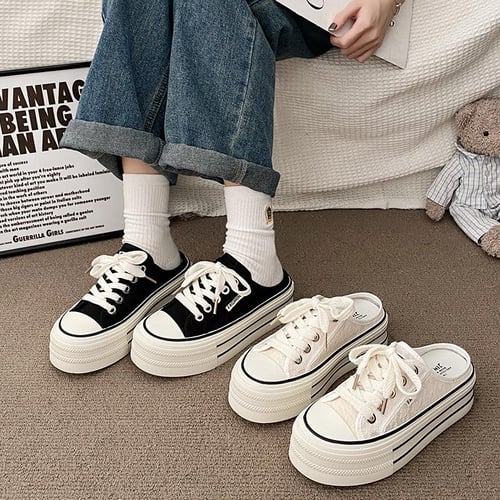 Slip on backless sneakers sales