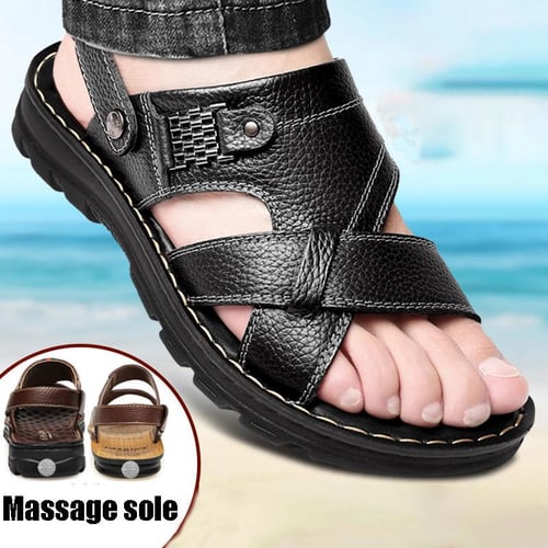 Leather sandals brands new arrivals