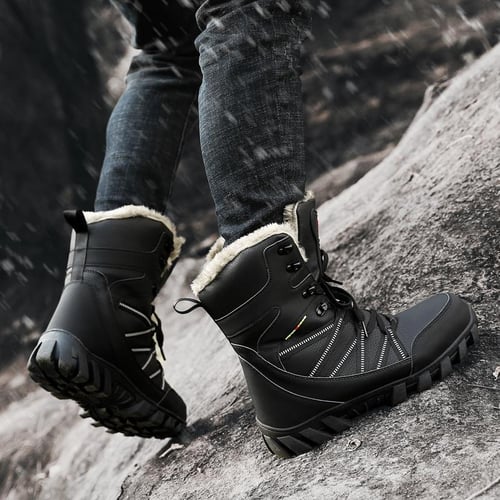 Winter military boots top