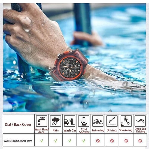 Men's shockproof watches outlet