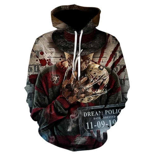 3d horror hoodies new arrivals