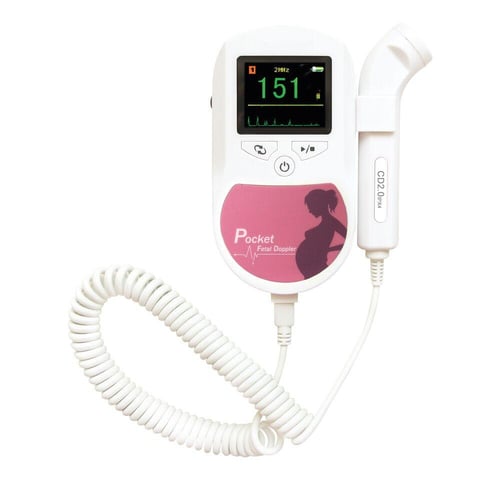 CONTEC Sonoline C 2MHZ Fetal doppler Baby heart monitor LCD Color