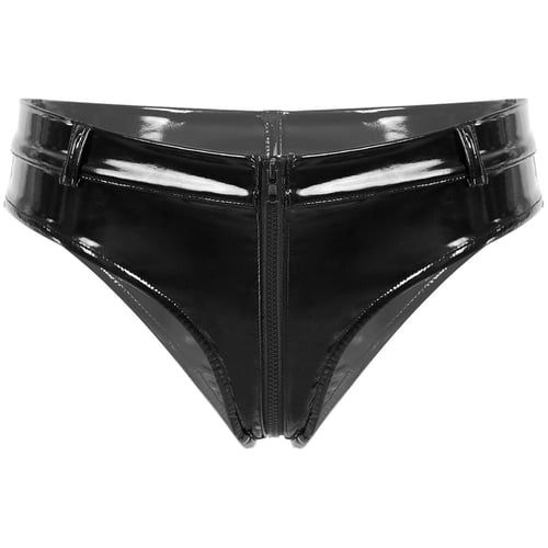 Zipper crotch shorts 2025
