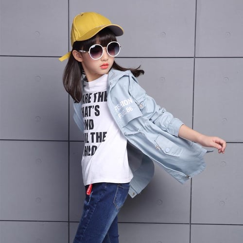 Girls thin coats shop