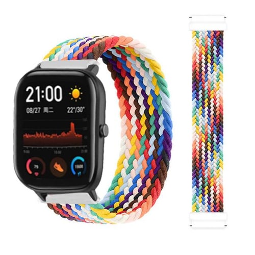 Nylon braided band For Amazfit gtr Bip Elastic Watch for samsung