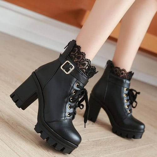 Fashion high heel boots deals
