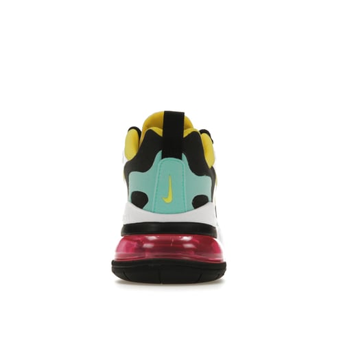 Women's air max 270 react white/dynamic yellow-black top