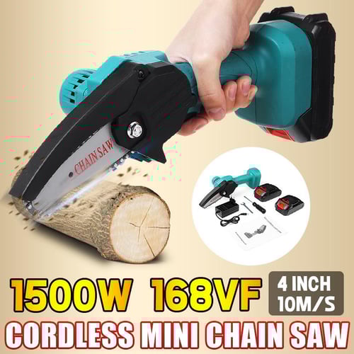168VF 1500W Electric Chain Saw Lithium Battery Mini Pruning One