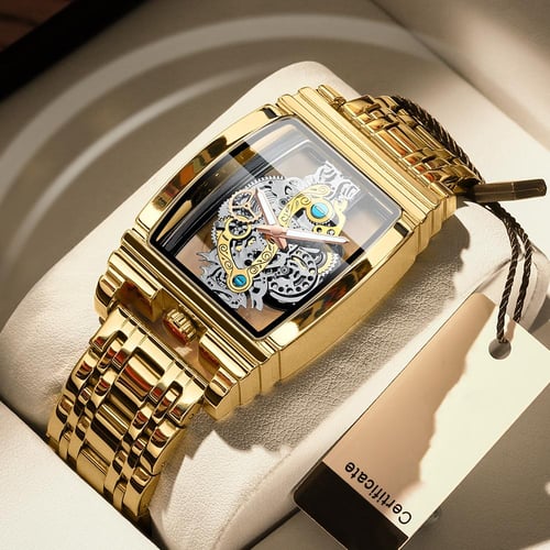Transparent dial wrist watch 2025
