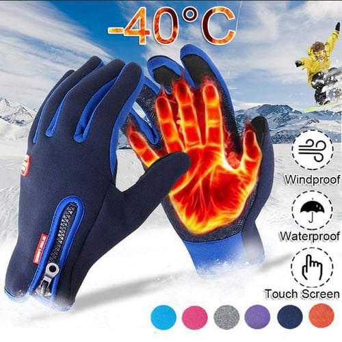 Unisex Touchscreen Winter Thermal Warm Cycling Bicycle Bike Ski
